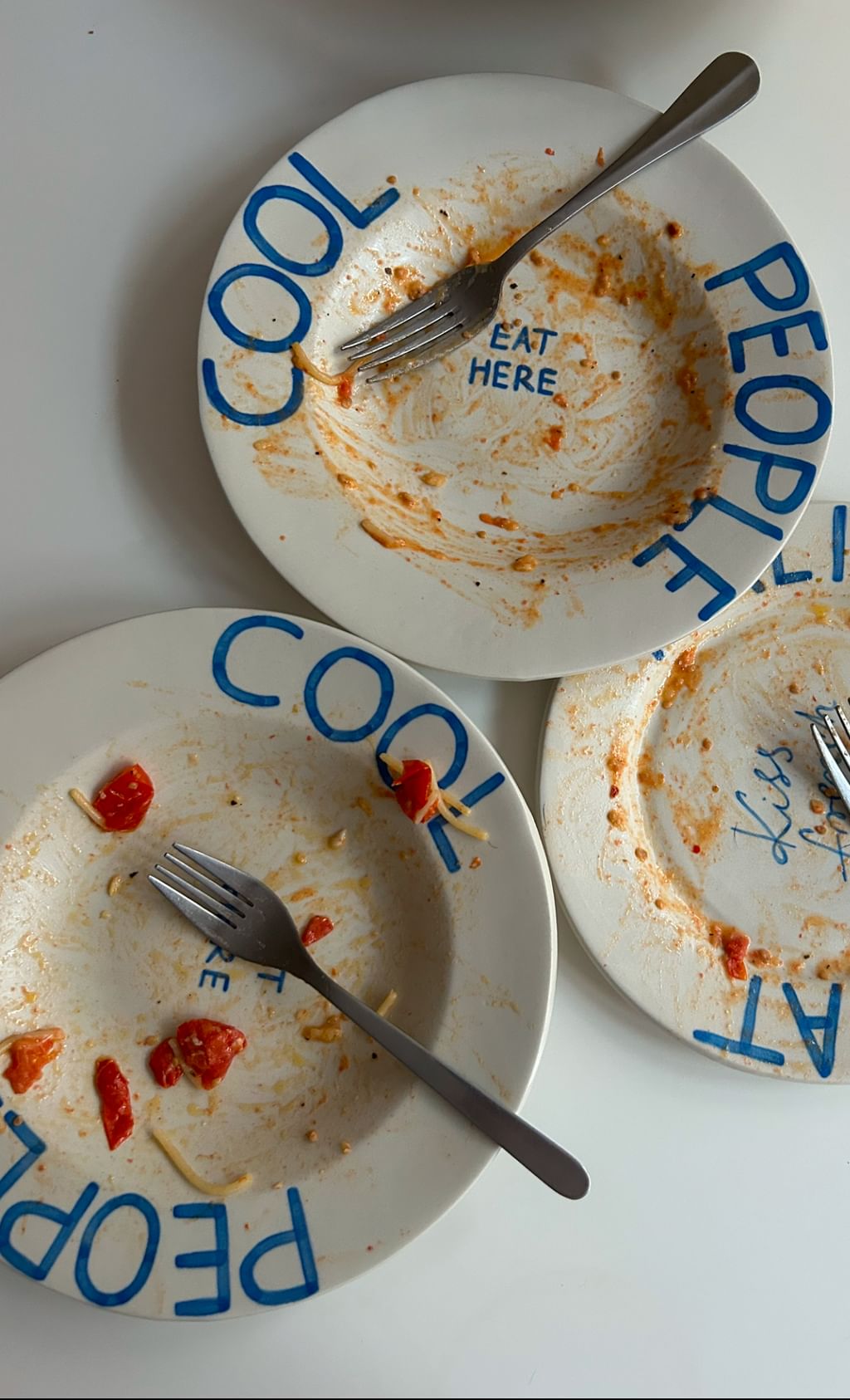 Plate  Cool People Eat Here Outlet