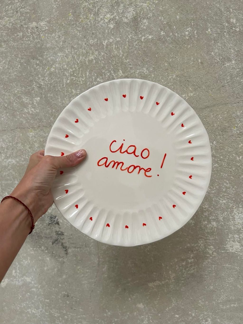 Plate "Ciao Amore"