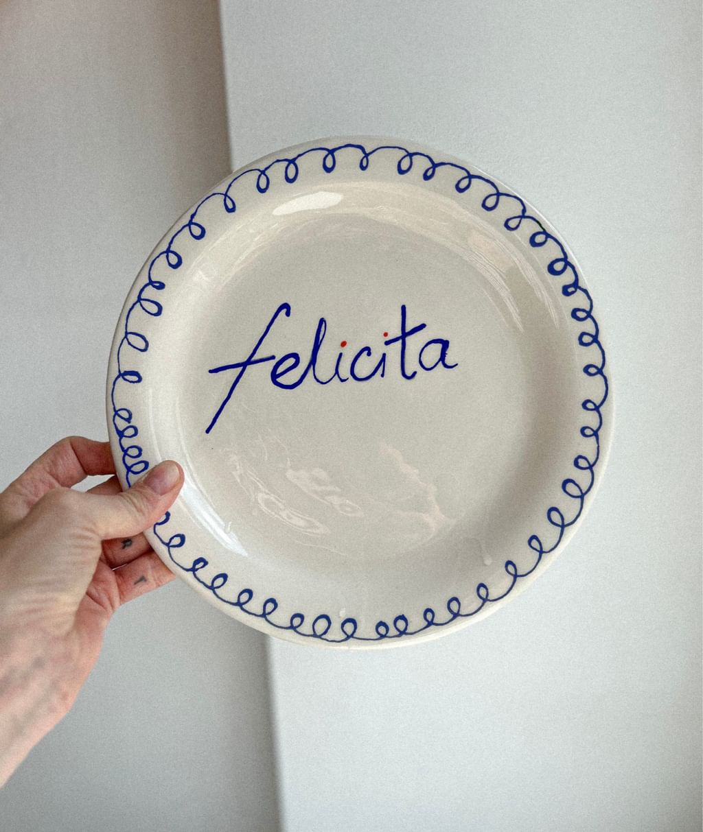 Plate  Felicita outlet
