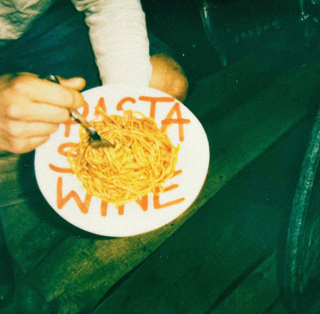 Plate "Pasta Sex Wine Outlet"