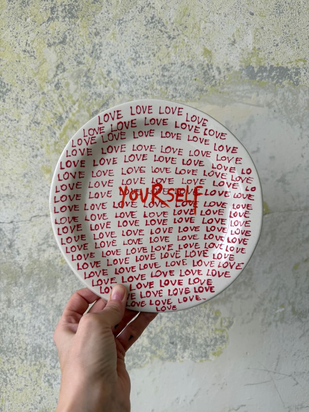 Talerz "Love Yourself"