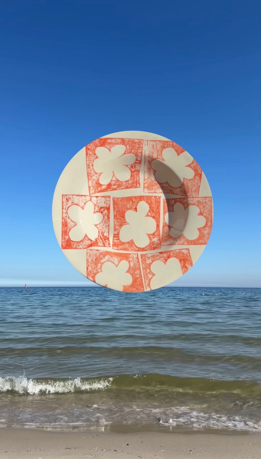 Talerz " flower bomb "