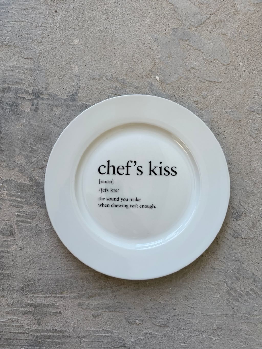 Talerz " Chef's  Kiss "