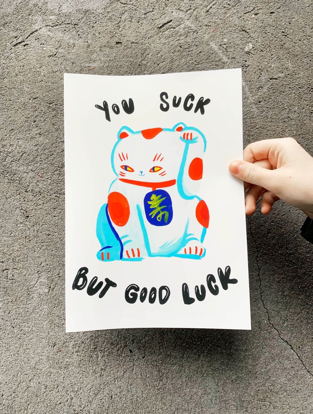☻ You suck but good luck ☻
