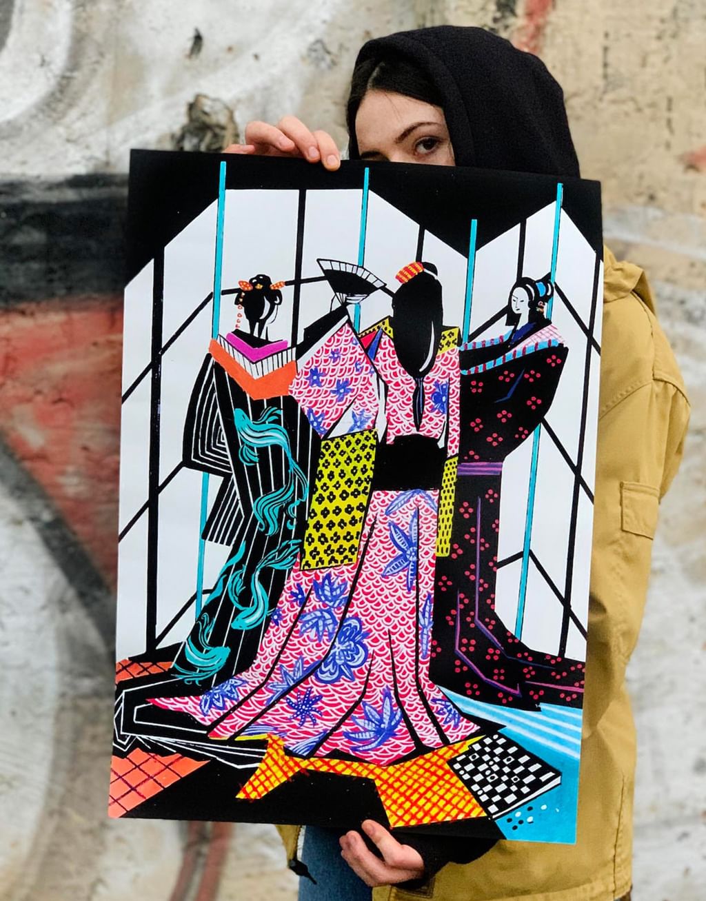 Plakat Gejsze (✿◠‿◠) Geisha