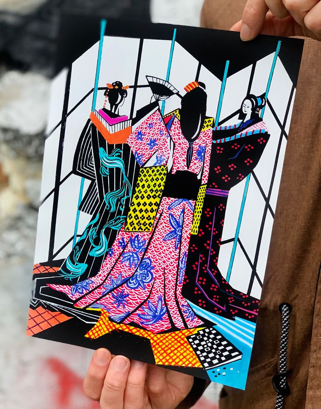 Plakat Gejsze (✿◠‿◠) Geisha