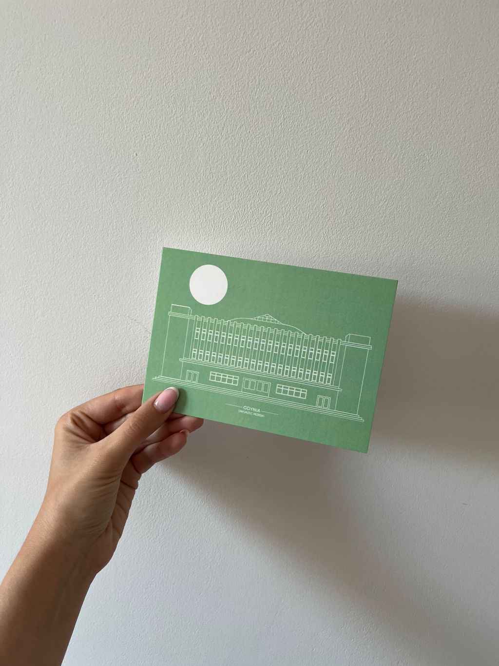 Pocztówka Muzeum Emigracji Gdynia Minimal