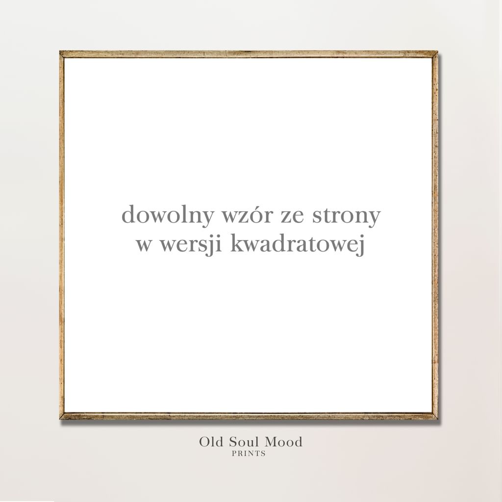 Kwadrat DOWOLNY WZÓR