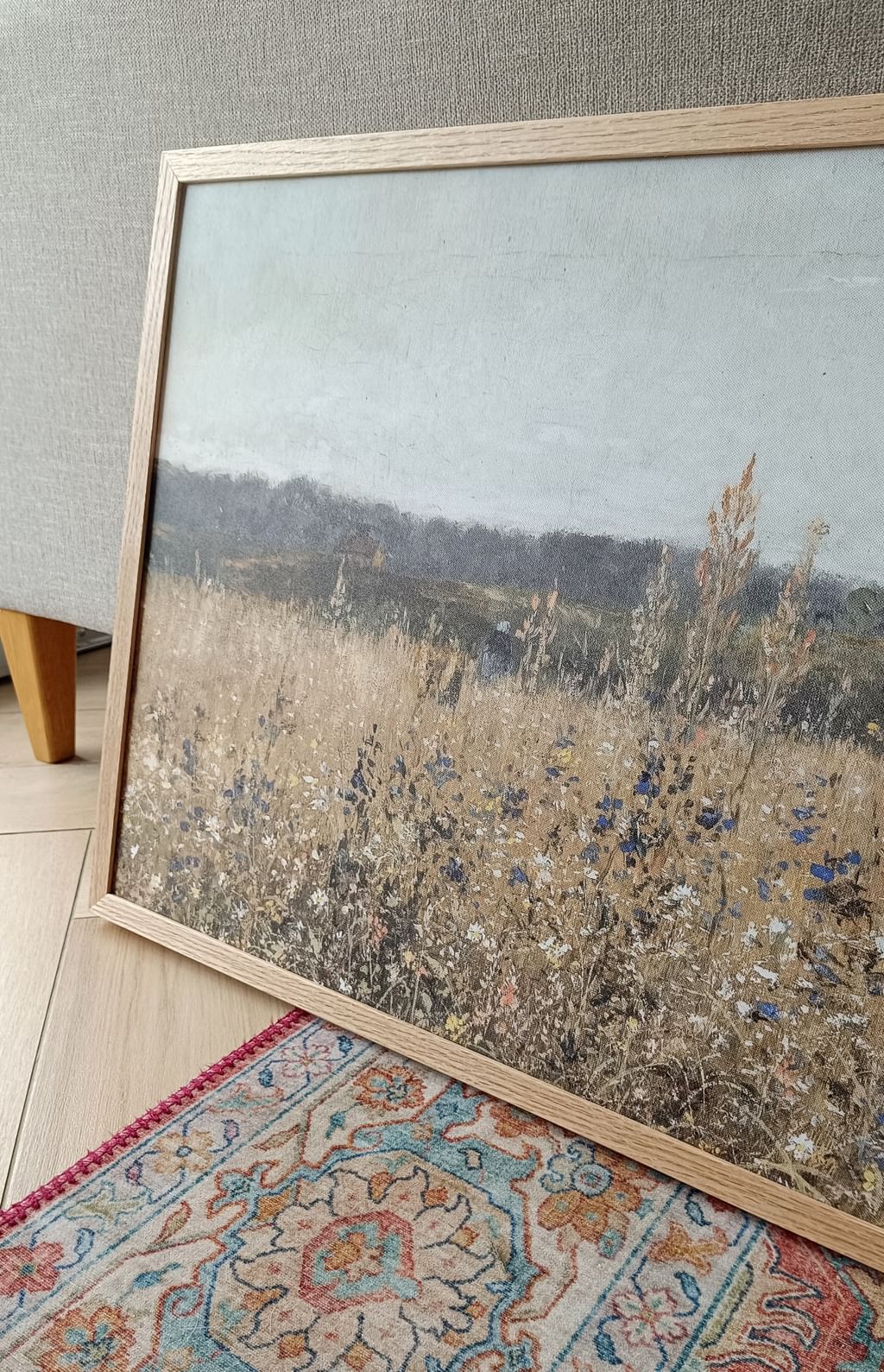 Rama drewniana dębowa