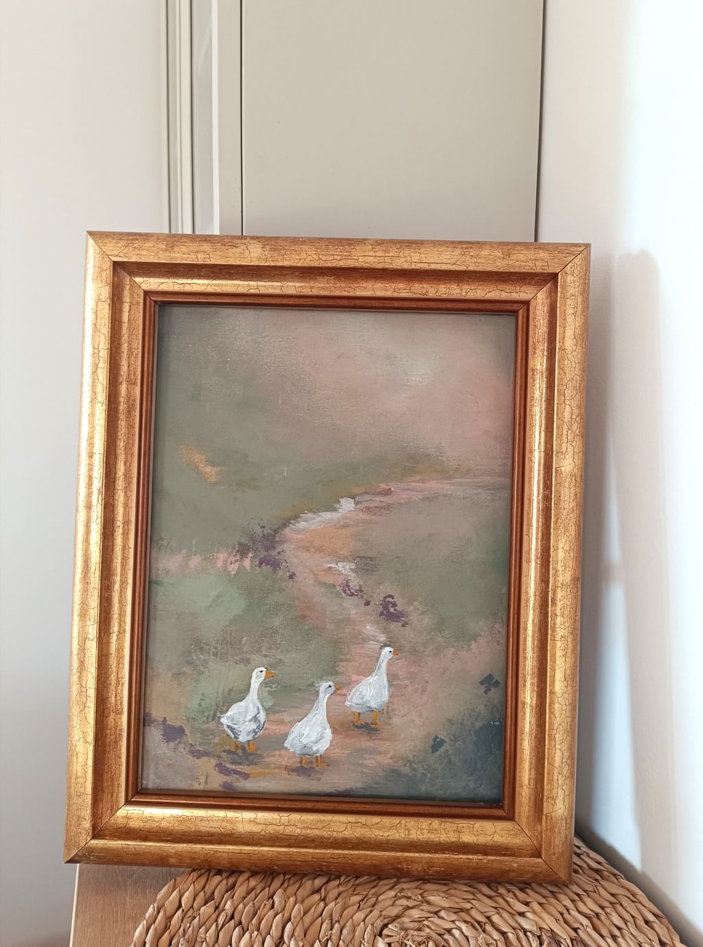 Obraz Tam, gdzie chodzą gęsi ORYGINAŁ