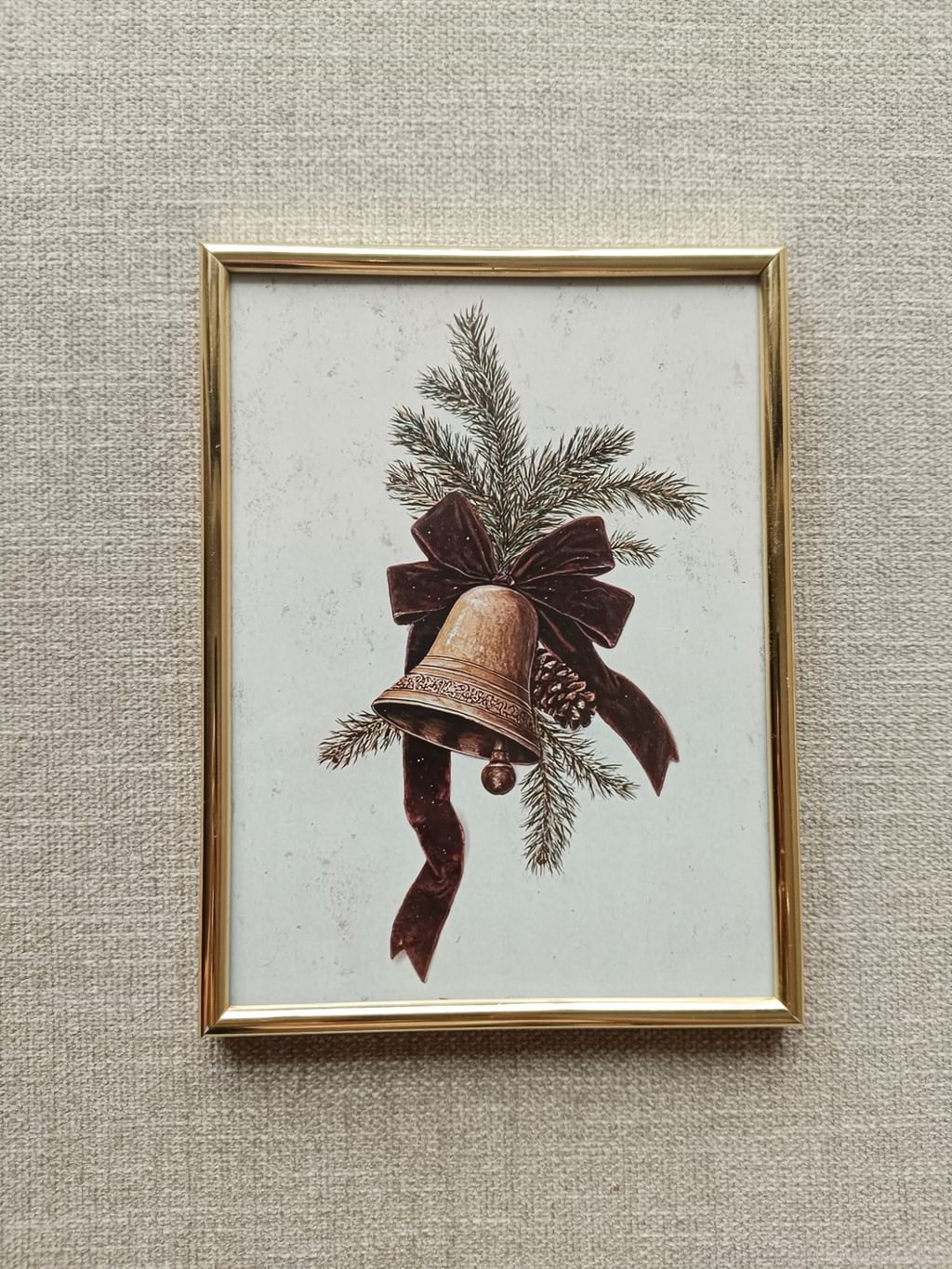 Plakat Zimowy dzwonek w ramce