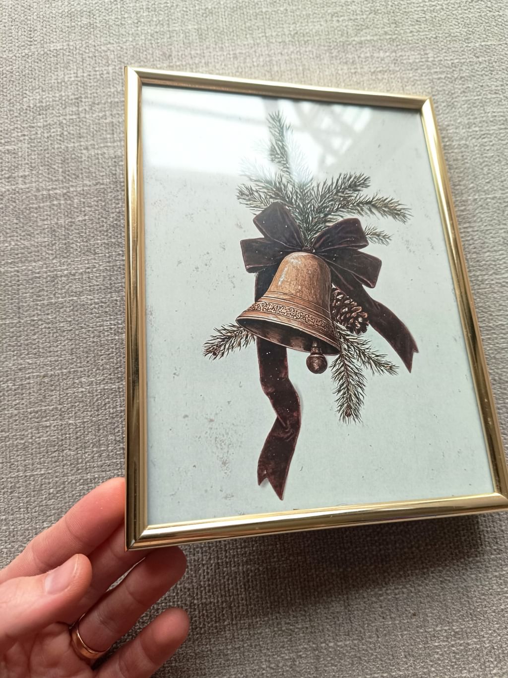 Plakat Zimowy dzwonek w ramce