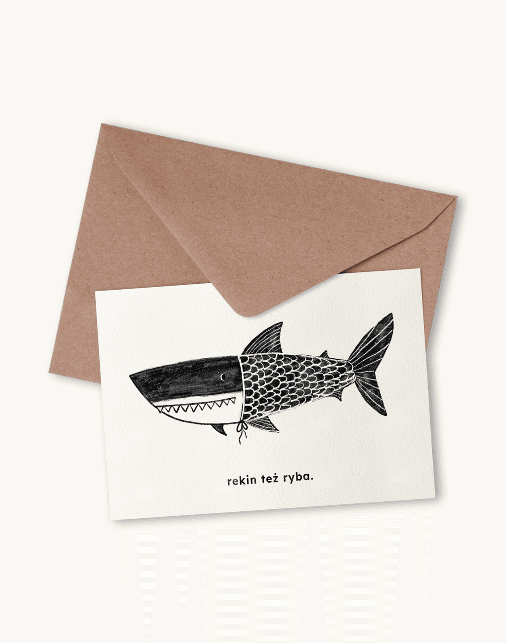 REKIN TEŻ RYBA. pocztówka