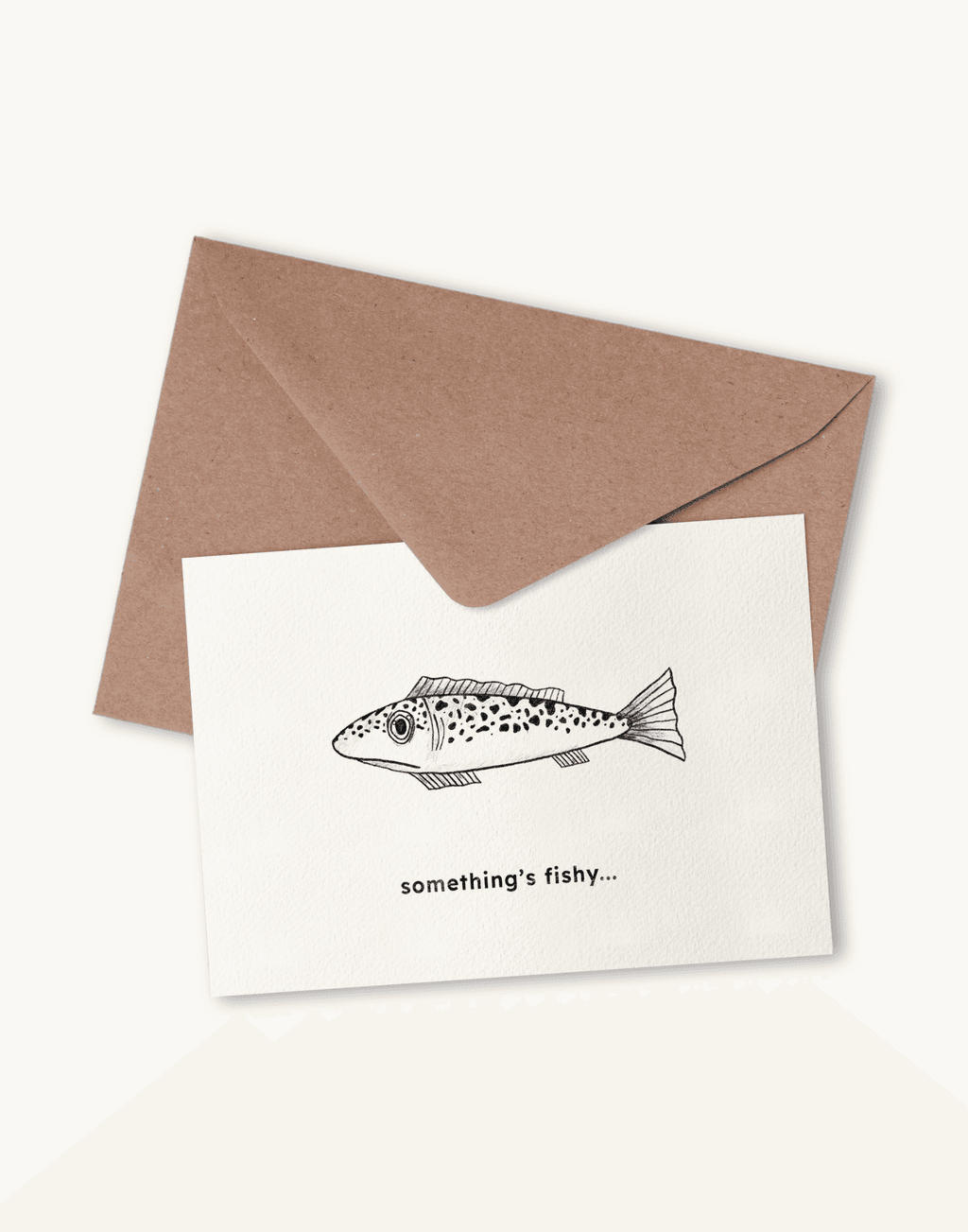 SOMETHING'S FISHY... pocztówka 