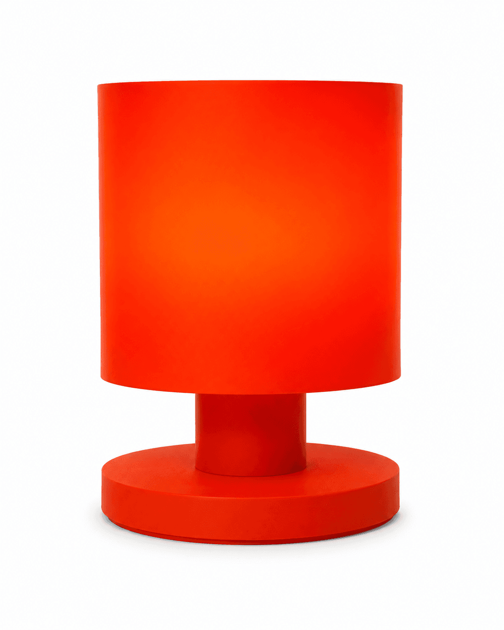 Ambientowa lampka dekoracyjna 3D / Pomarańczowa