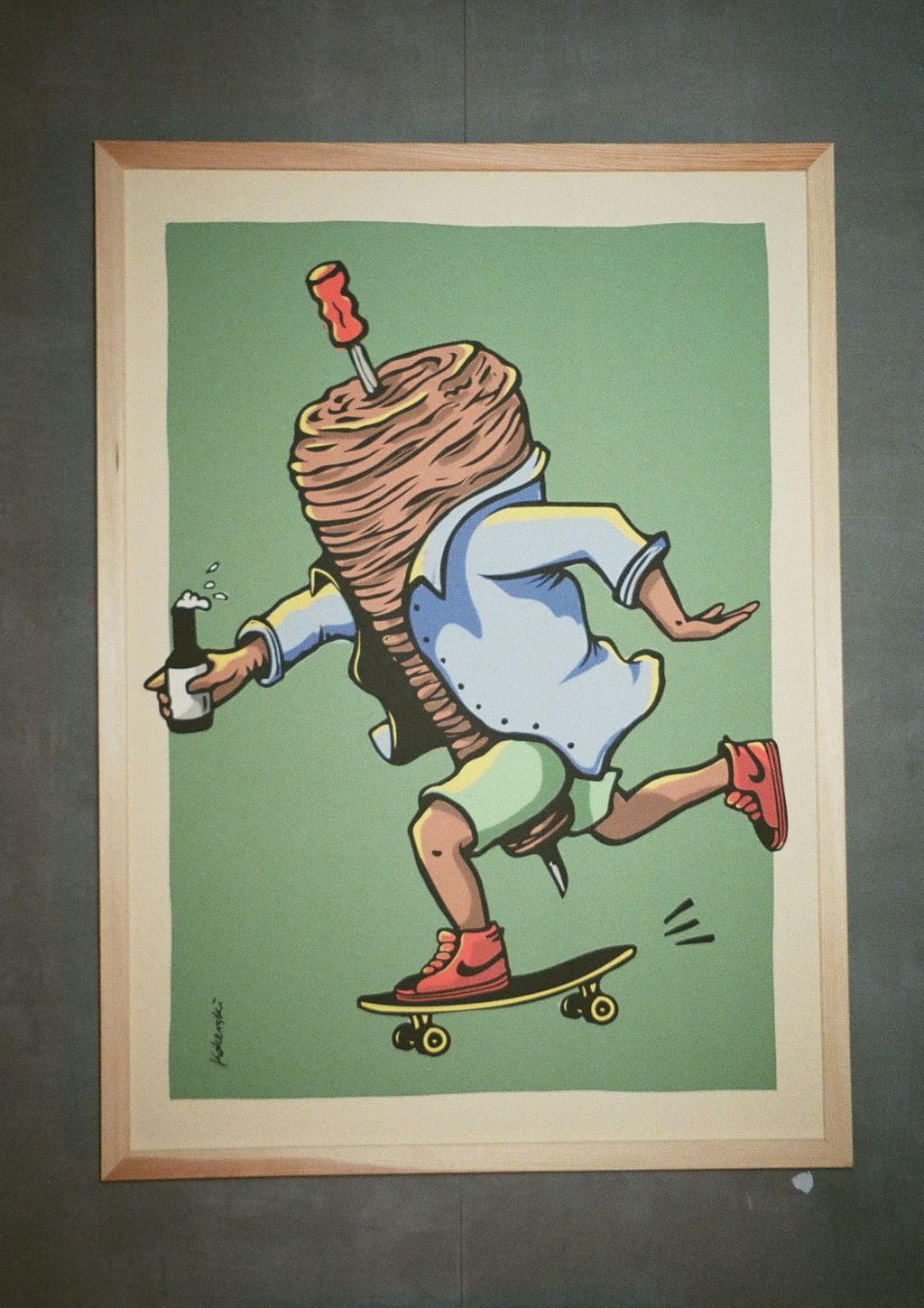 Plakat Skate Kebab • Michał Kokerski 
