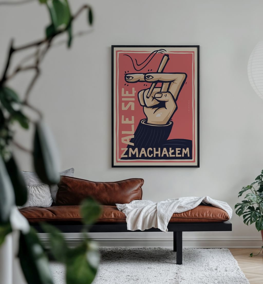 Plakat Ale się zmachałem • Michał Kokerski