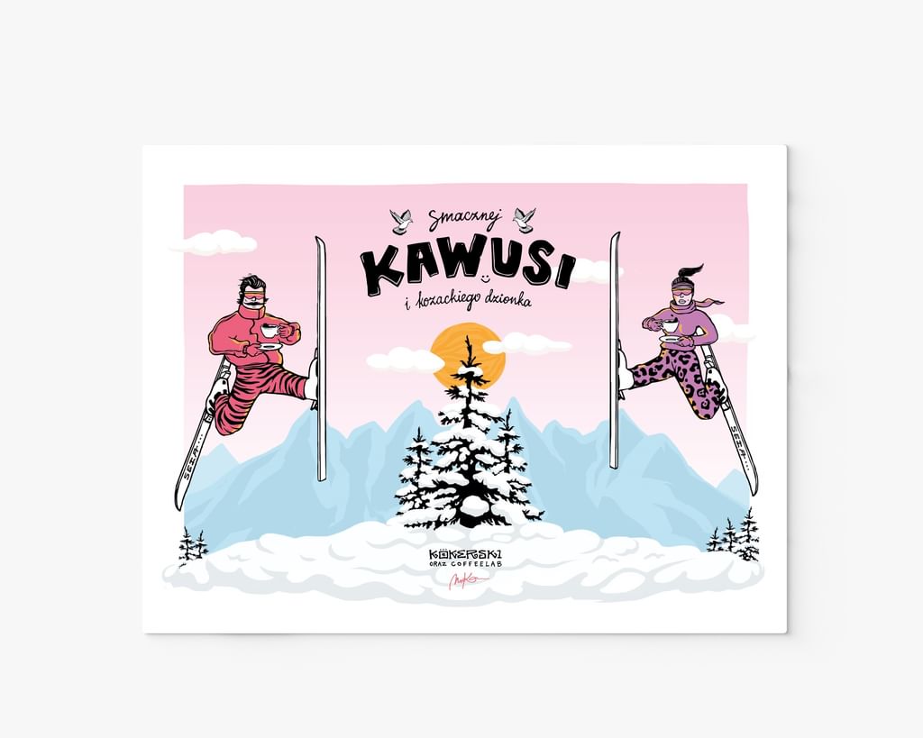 Plakat Smacznej Kawusi • Michał Kokerski 