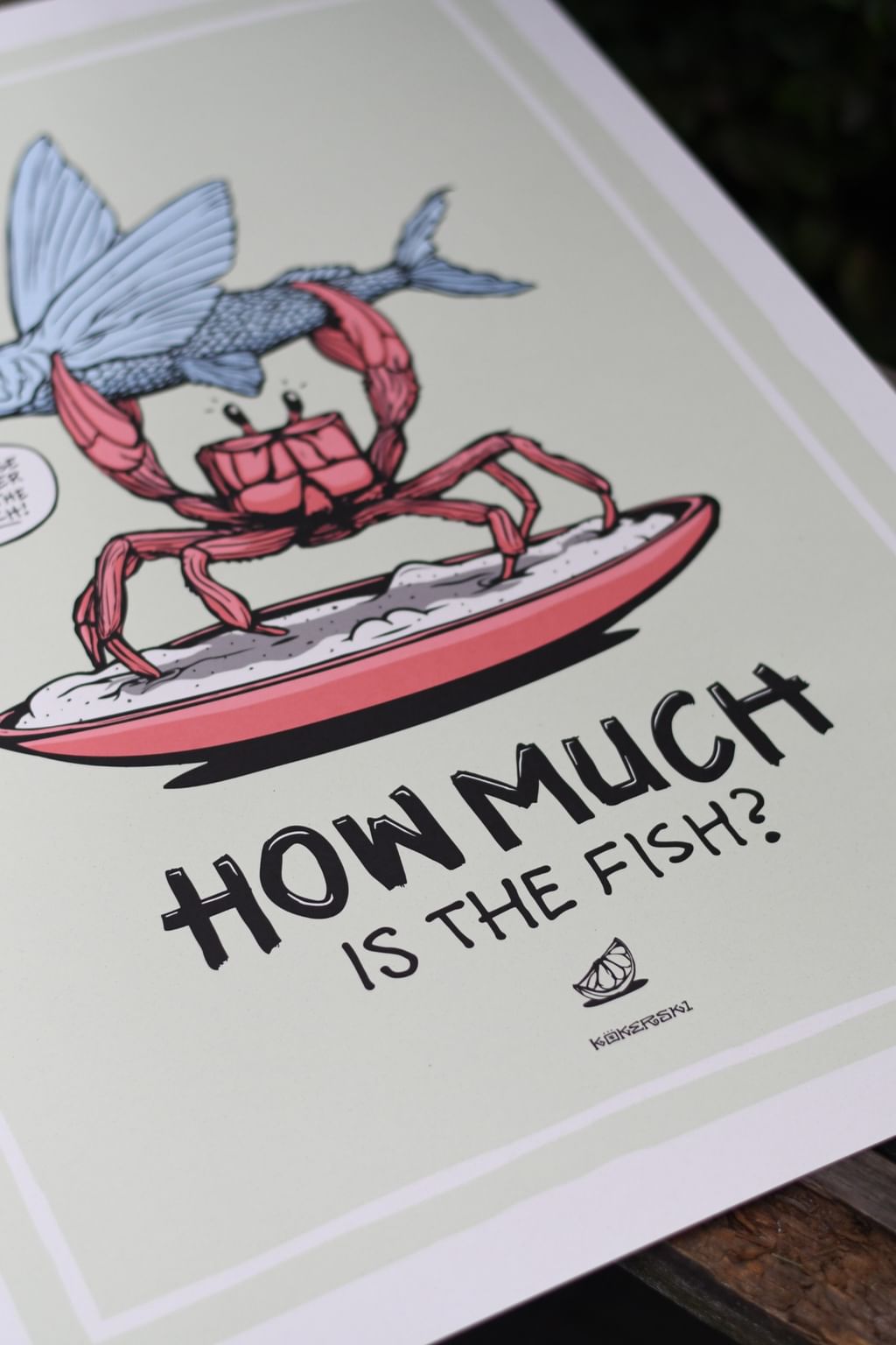 Plakat How much is the fish? • Michał Kokerski 