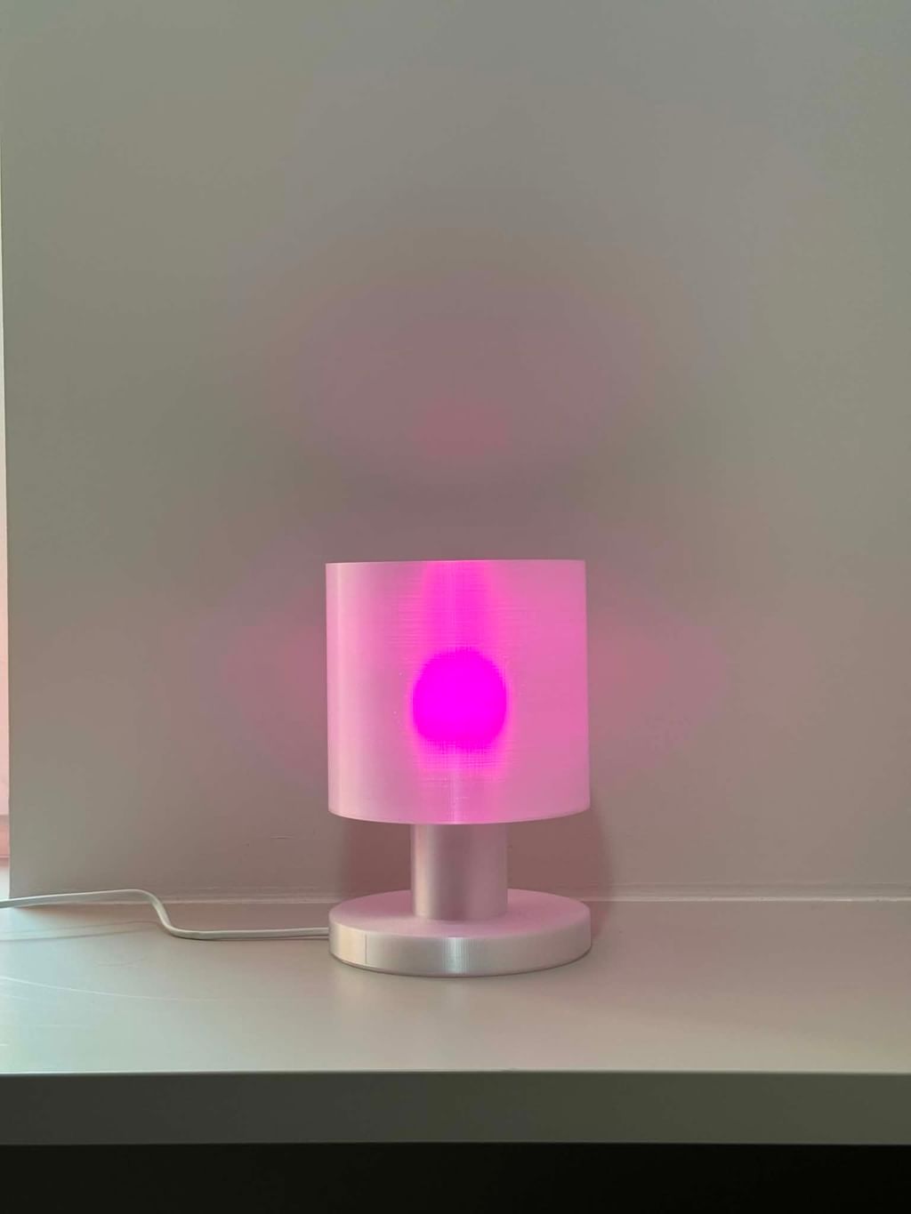 Ambientowa lampka dekoracyjna 3D / Przezroczysta