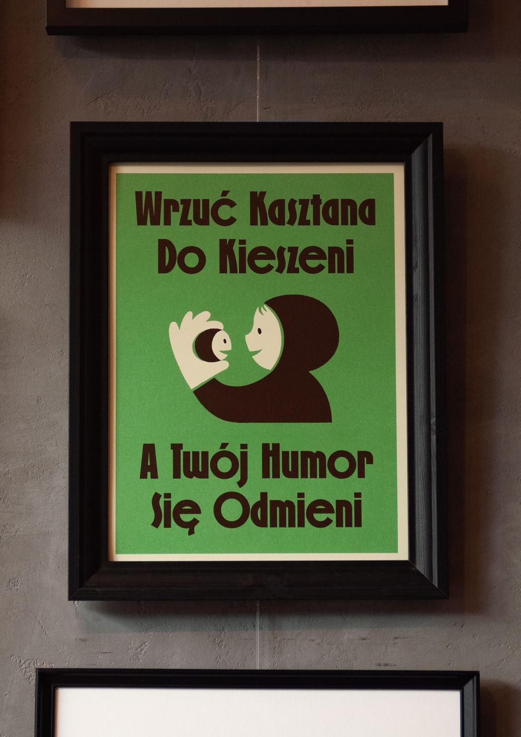 Plakat Wrzuć kasztana do kieszeni • Obiektor