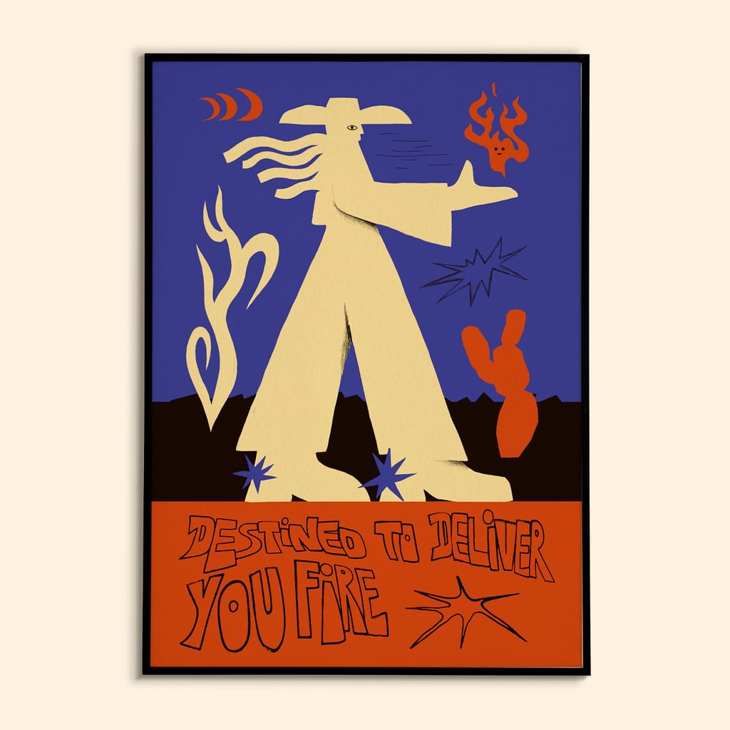 Destined to deliver you fire