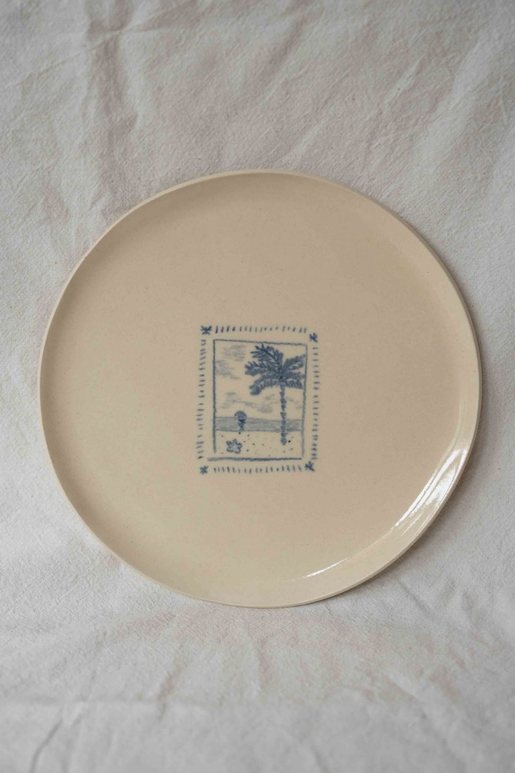 talerz pocztówka z wakacji no.01