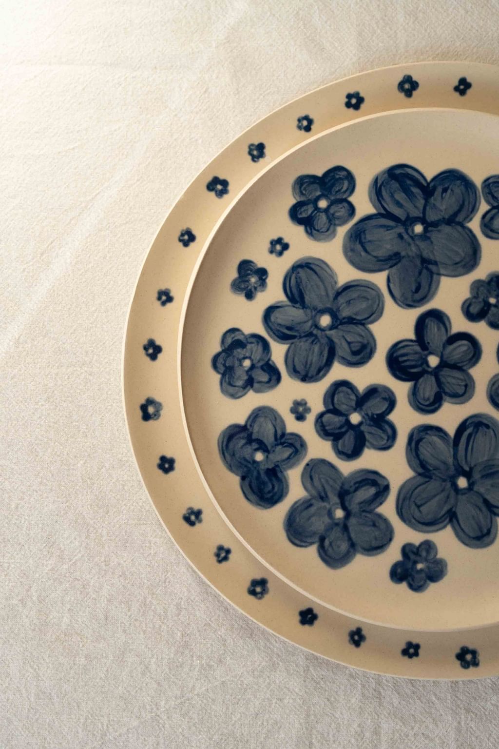 talerz kwiat granatu duży