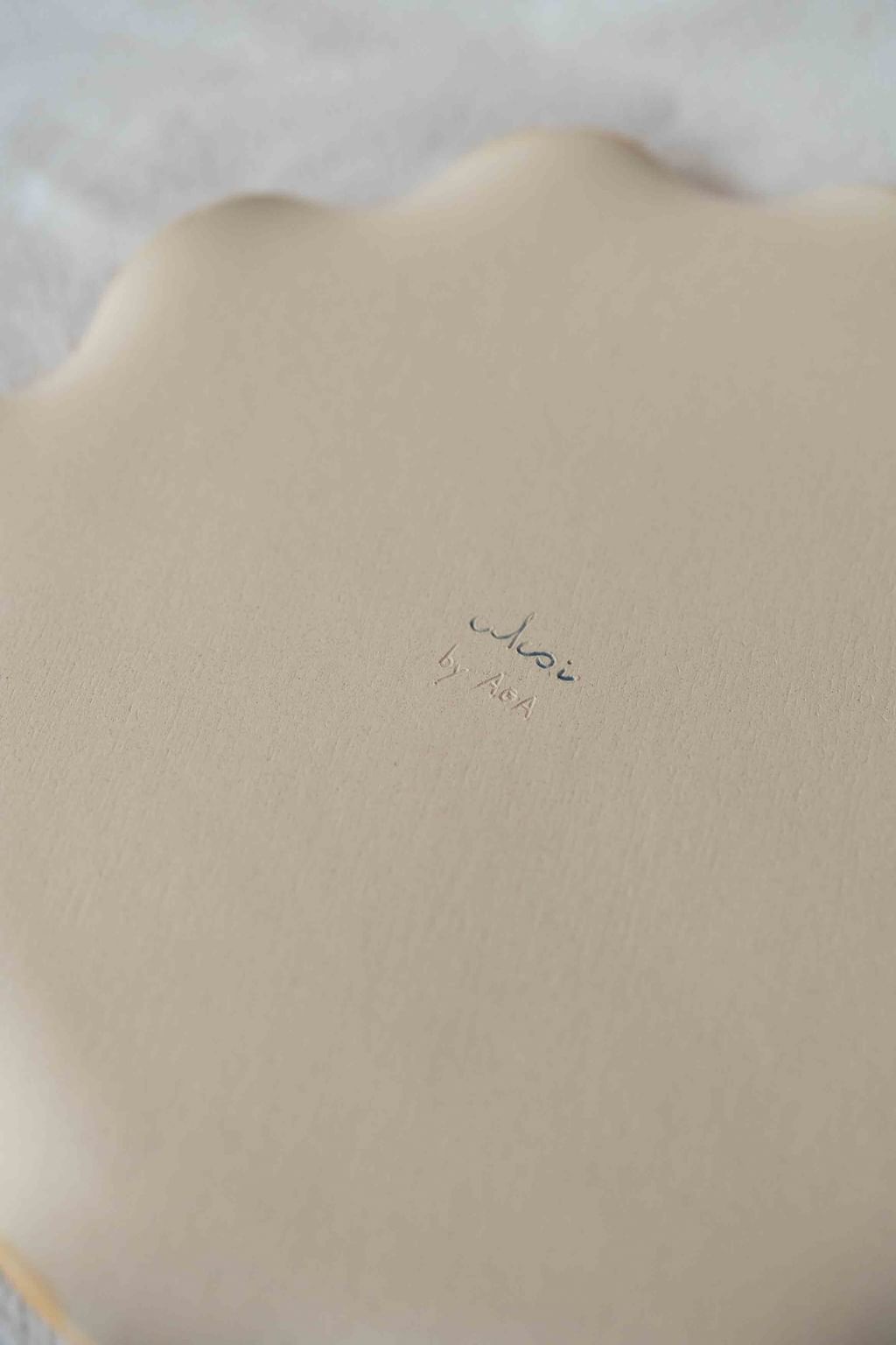 talerz niebieska stokrotka