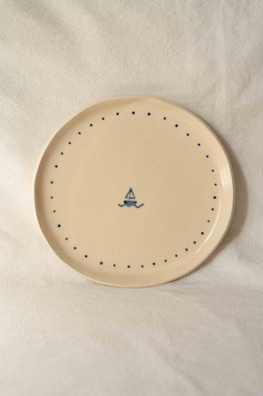 talerz mały łódka