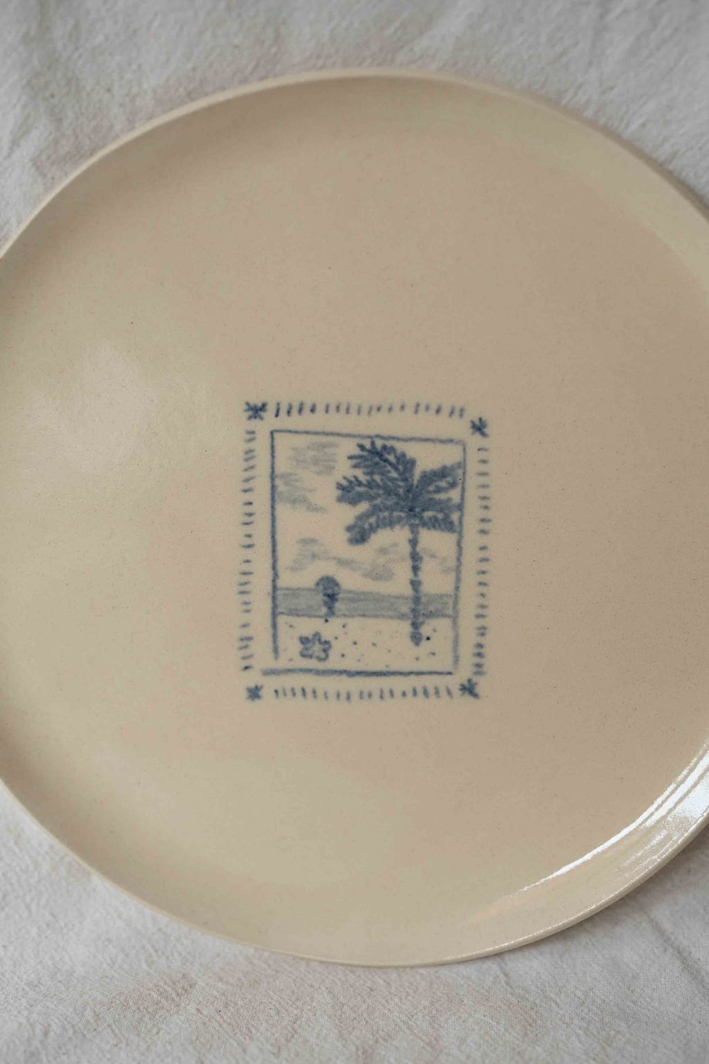 talerz pocztówka z wakacji no.01