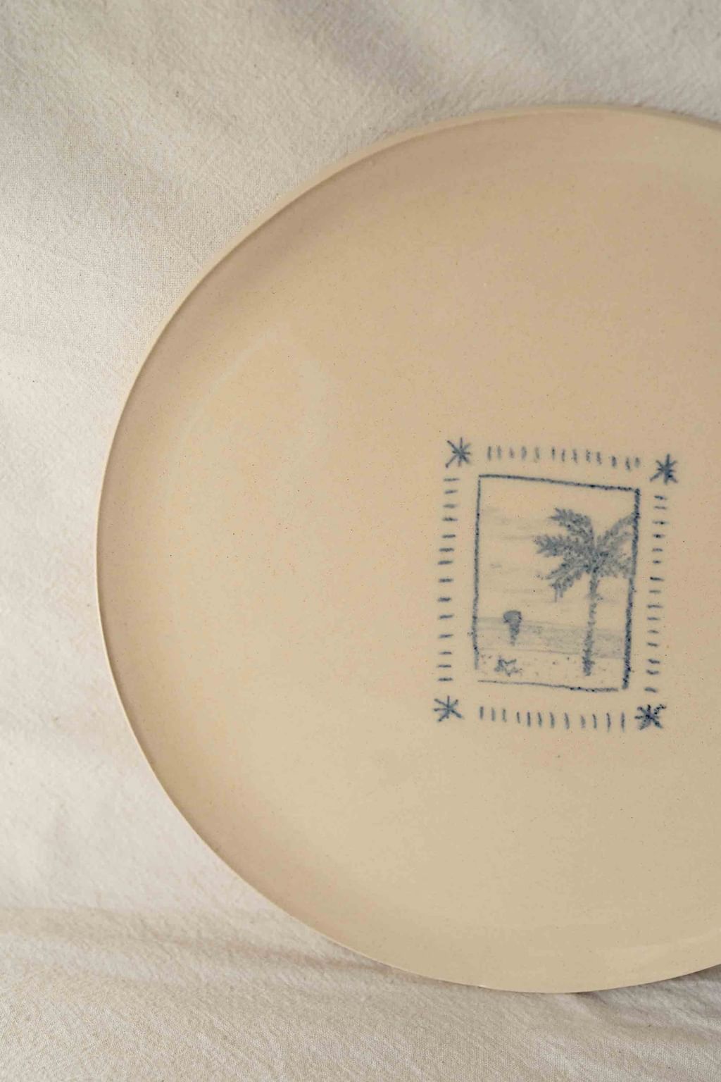 talerz pocztówka z wakacji no.01