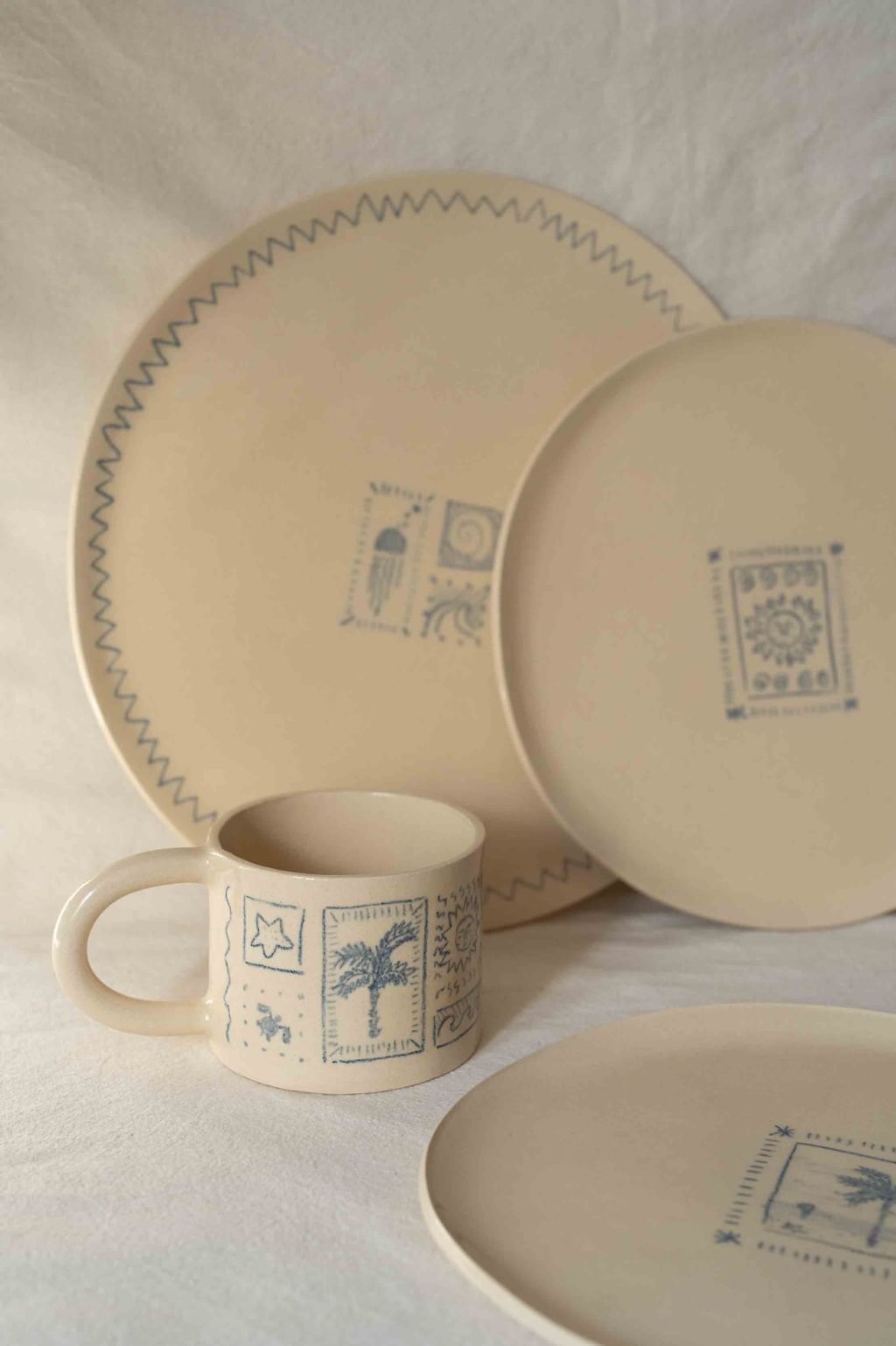 talerz pocztówka z wakacji no.04