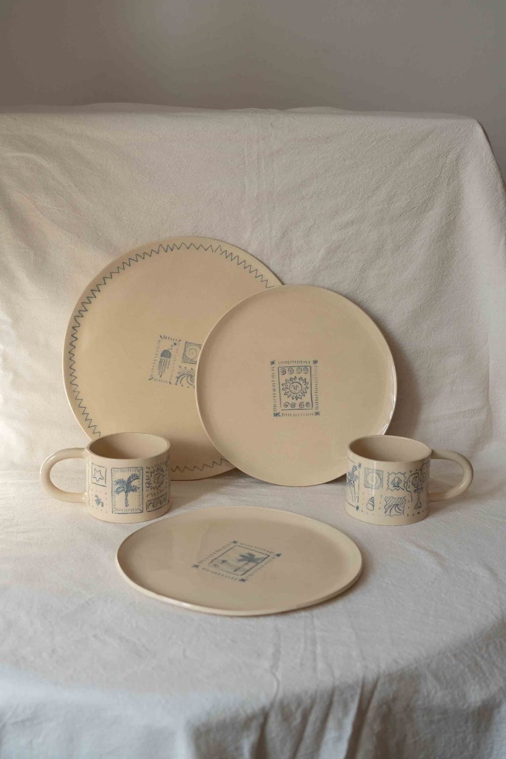 talerz pocztówka z wakacji no.01